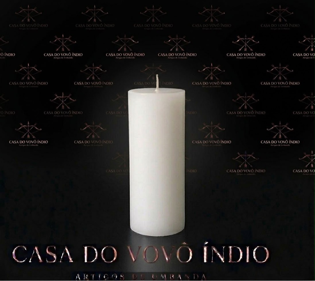 Vela 7 dias branca (unidade)