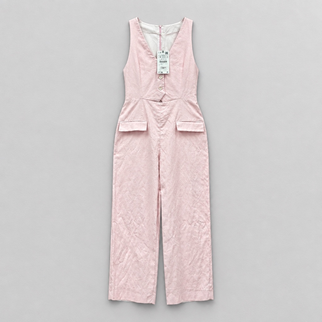 Vestido rosado Zara
