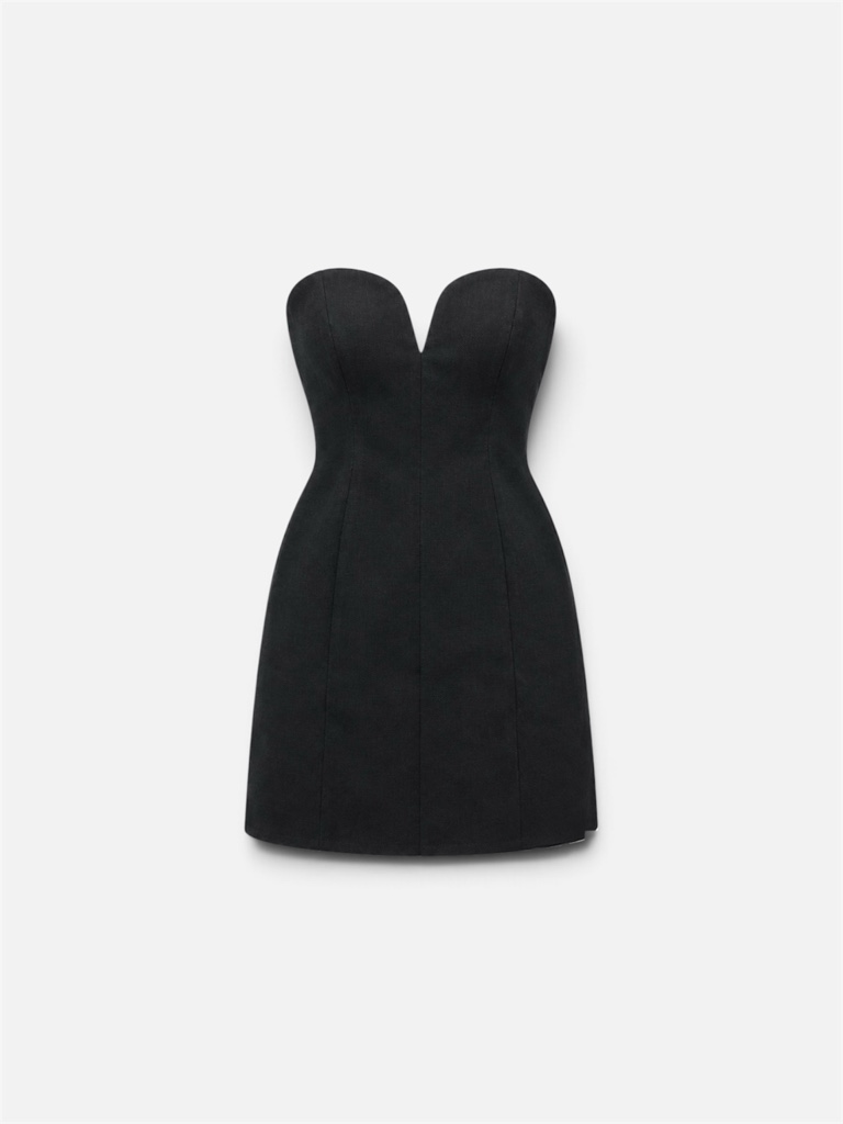 Vestido negro corto