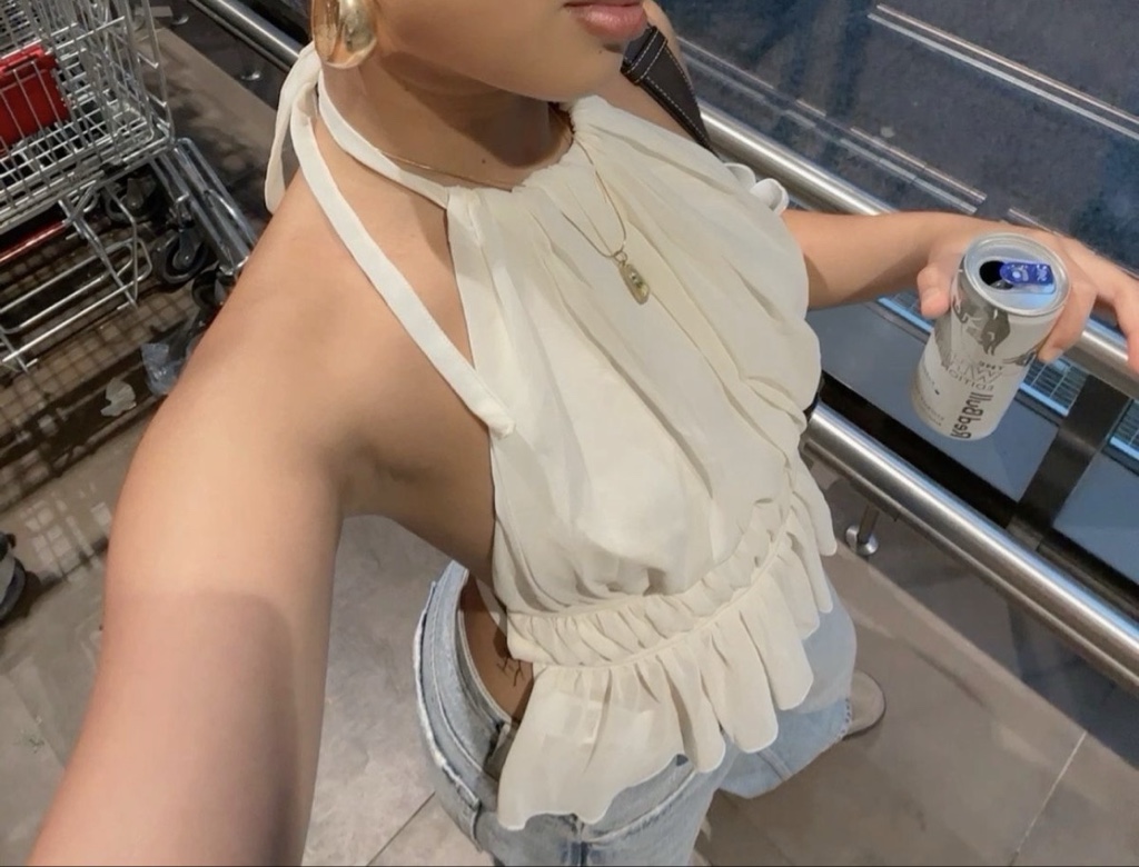 Halter blanc