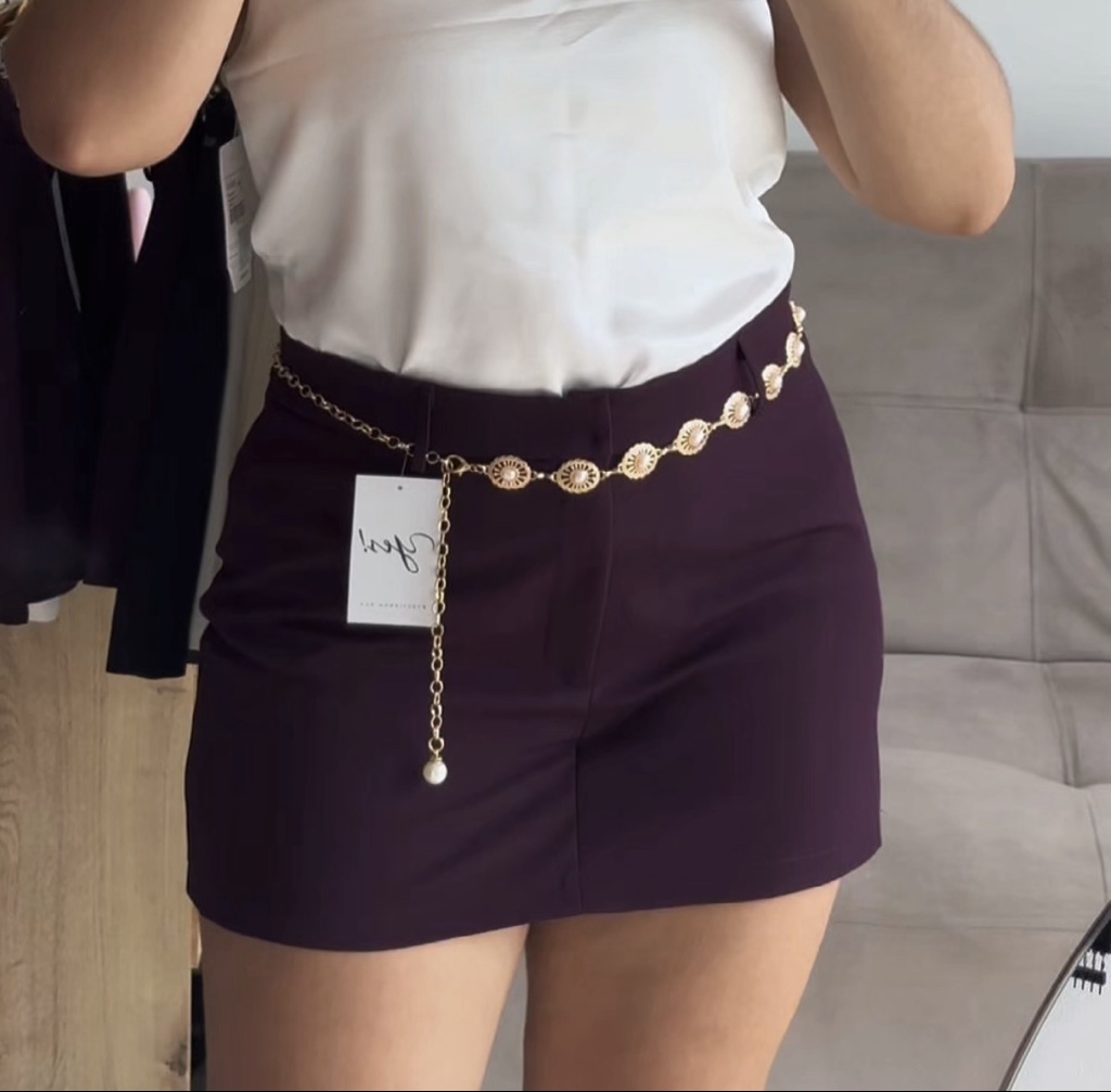 Falda con short Uva