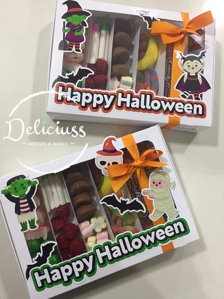 Cajitas dulceras halloween