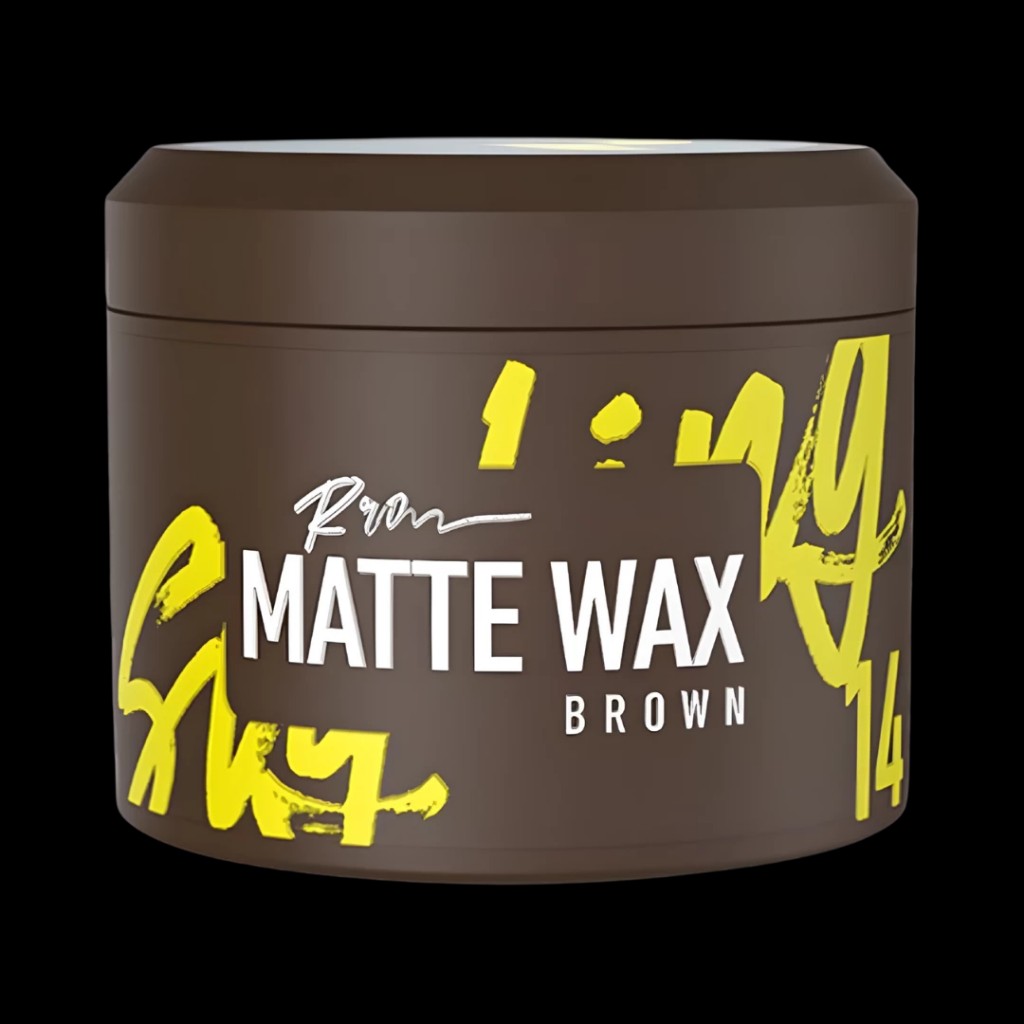 Cera Capilar Roqvel Matte Wax Brown Fijacion Fuerte Mate