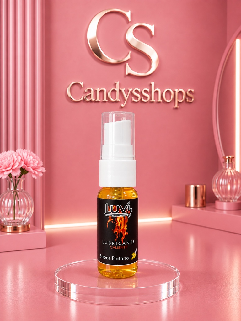 M Luvi lubricante caliente sabor platano