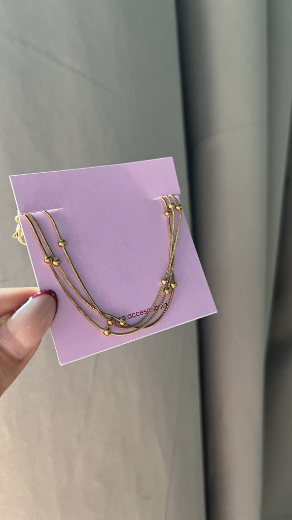Pulsera triple punto y coma