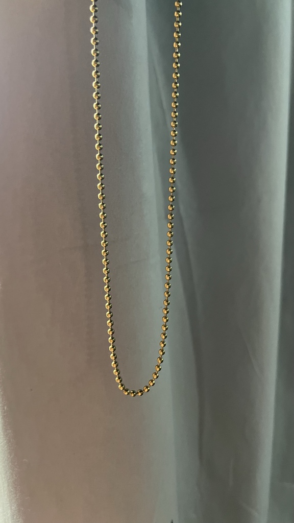 Collar cuentas redondas *grandes* sin dije