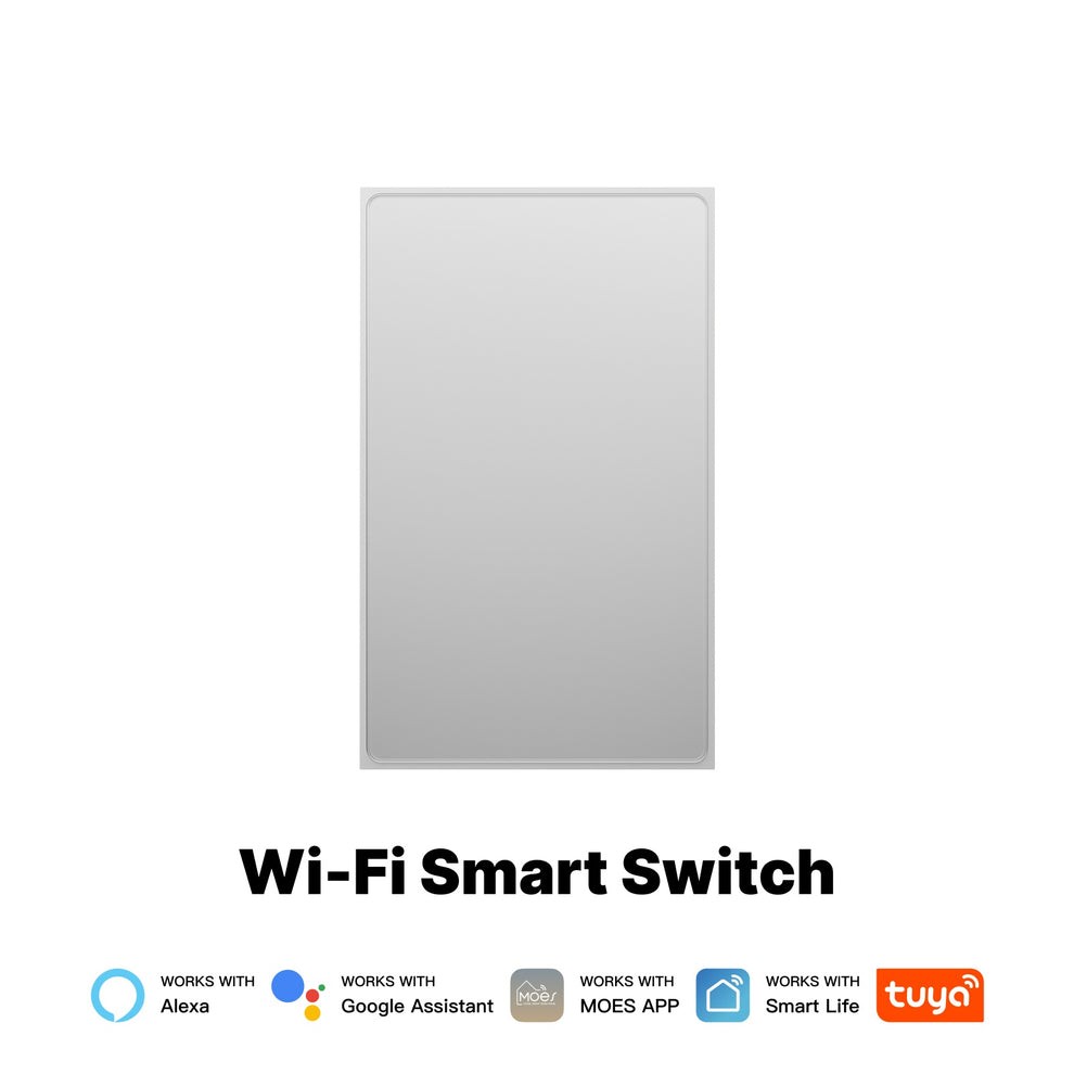 Interruptor inteligente Zigbee WiFi Star Feather Series con un 1botón