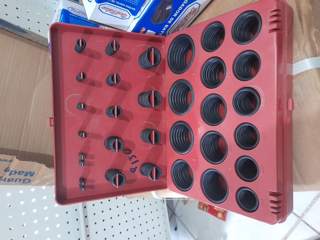EMPAQUE DE HULE 380 PCS ORING EN JUEGO