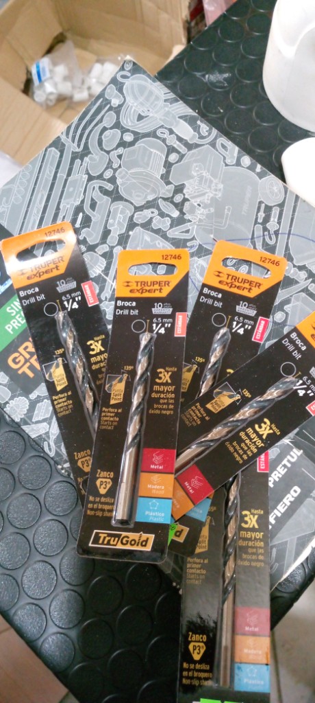 "BROCA HSS 1/4"" TRUGOLD PARA METAL EN BLISTER, EXPERT"