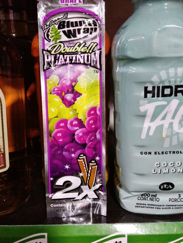 Blones Blunt Wrap Double platinumGrape