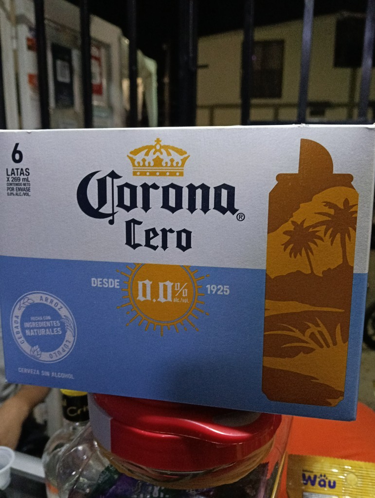 Cerveza Corona Cero Lata 269 ml x six pack