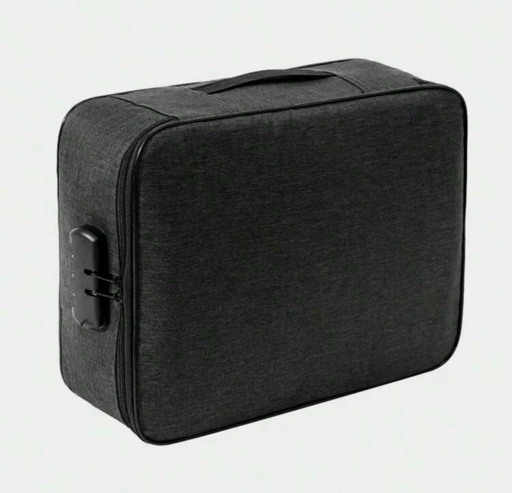 MALETIN IMPERMEABLE VIAJE NEGRO