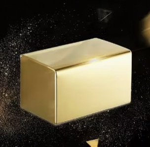 SOPORTE PAPEL HIGIENICO DORADO