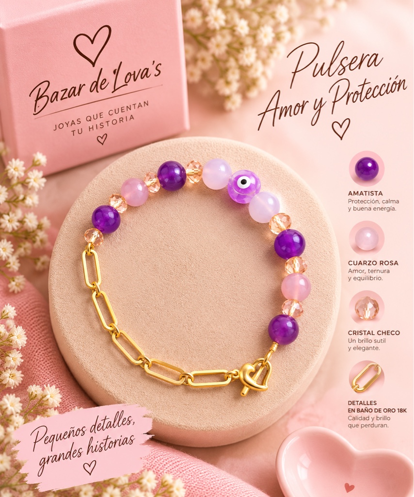Pulsera Protección Lila