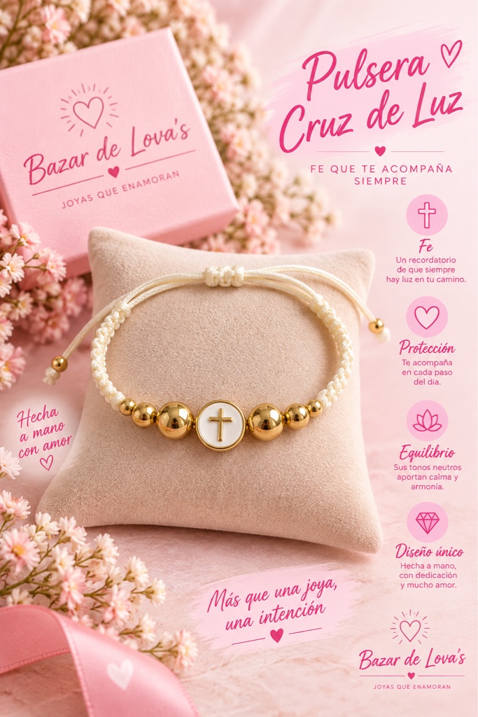 Pulsera cruz