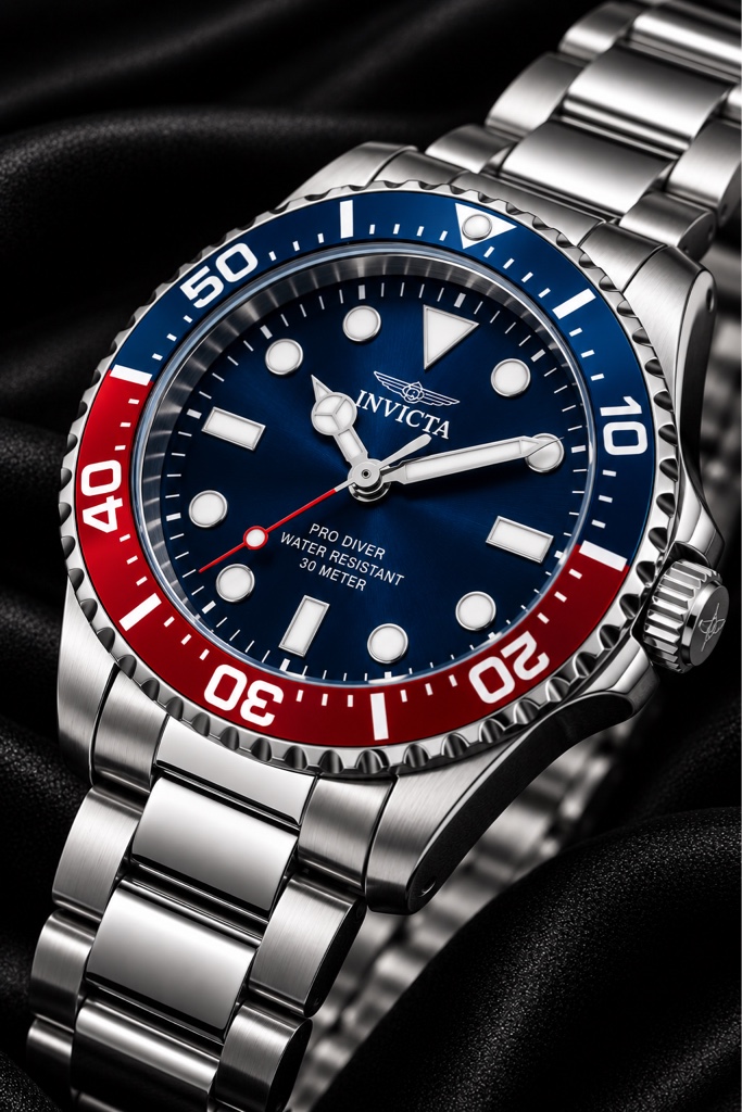 INVICTA Pro Diver Marisdrift 47219 – Pepsi Blue & Red