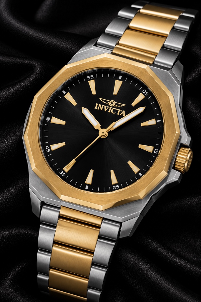 INVICTA Speedway 46834 – Black & Two-Tone