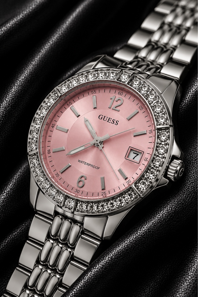 GUESS U1062L2 – Silver & Pink