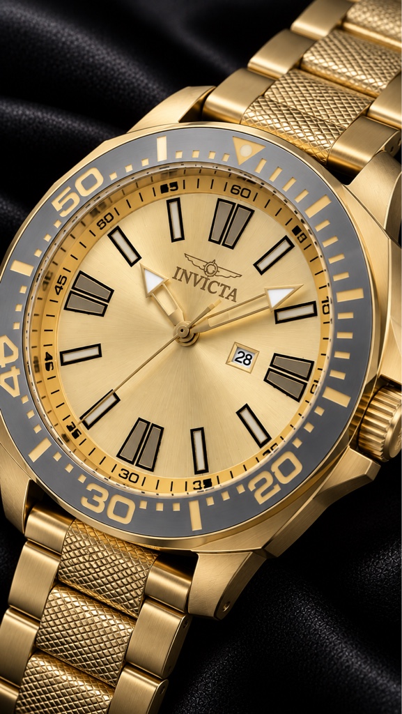 INVICTA Speedway Veylance 48936 – Gold & Champagne