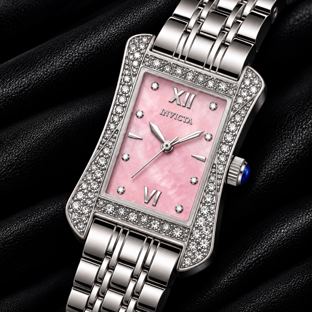 INVICTA Wildflower 69277 – Silver & Pink Crystals