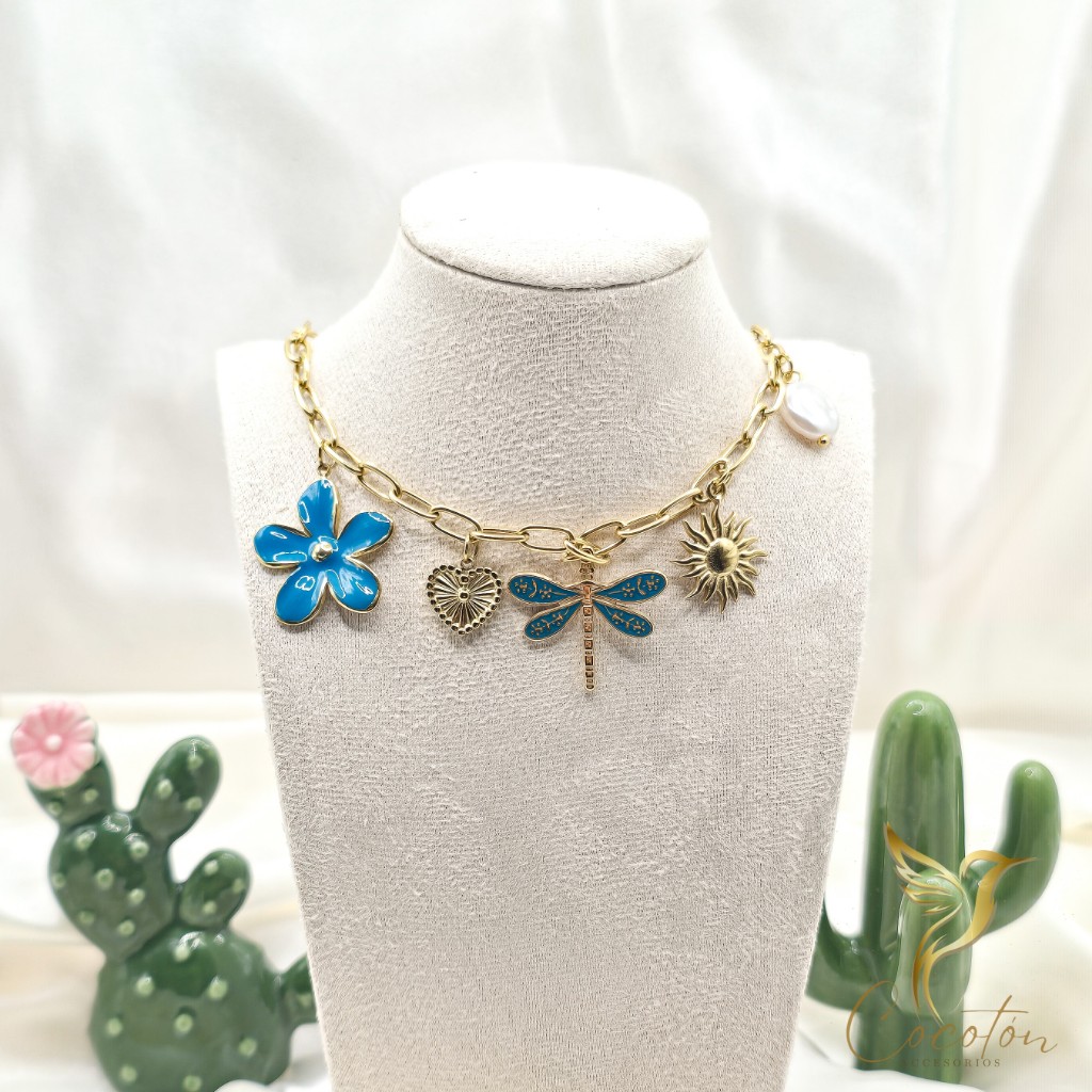 Collar libélula