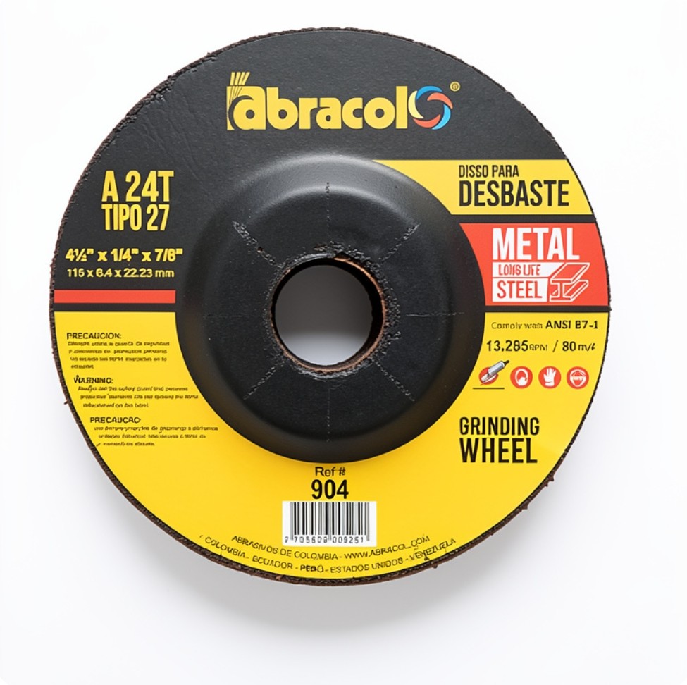 Disco para pulir 4-1/2" abracol