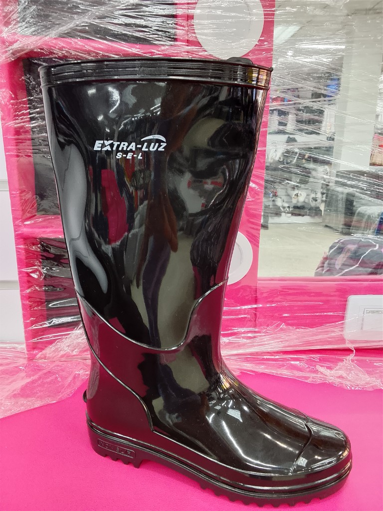 Extra-Luz S-E-L botas negras de goma