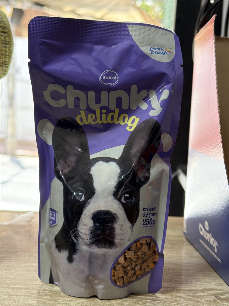 Chunky Delidog trozos de pavo 250g
