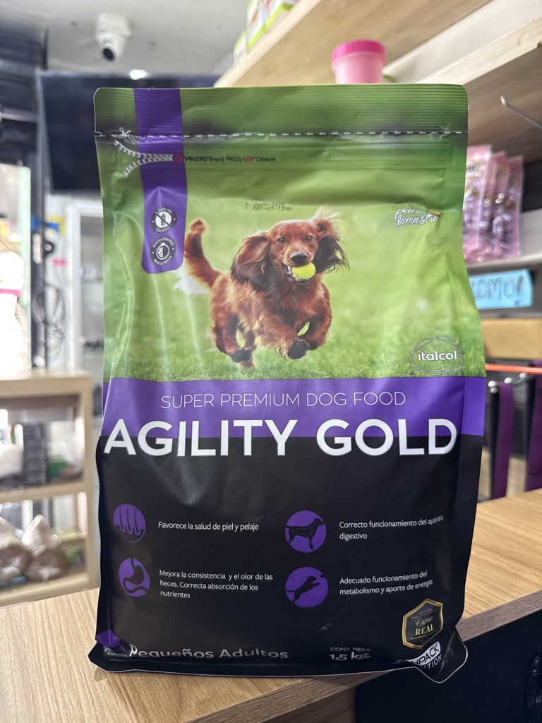 Agility Gold Pequeños Adultos 1.5kg