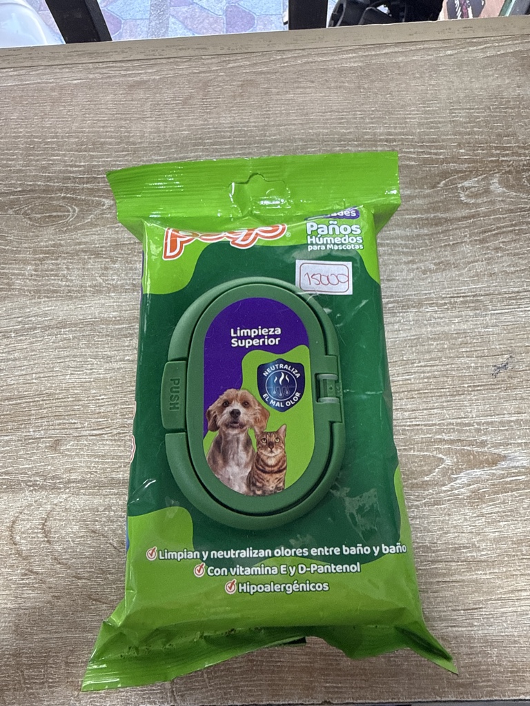 Petys paños húmedos mascotas 50 und