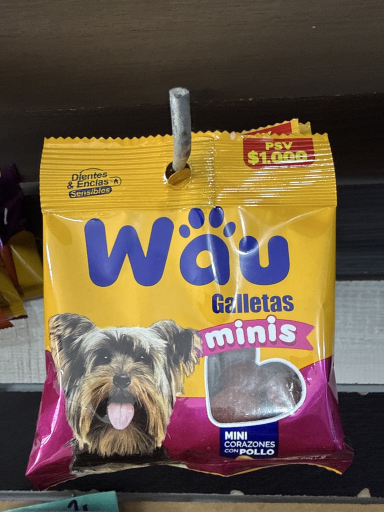 Wau Galletas minis pollo 20g
