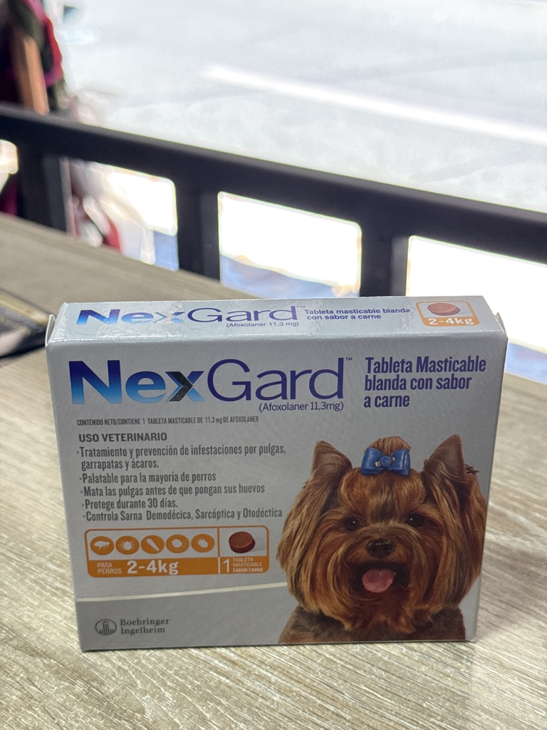 NexGard 11,3mg perros 2-4kg