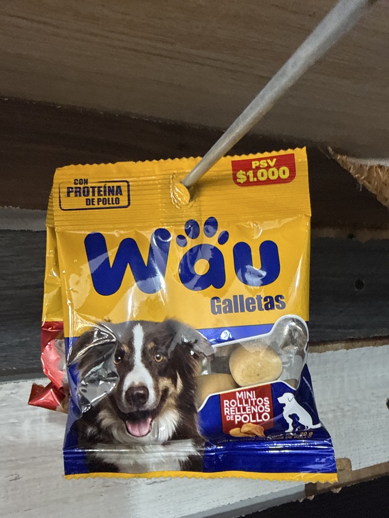 Wau galletas mini rollitos pollo 20g