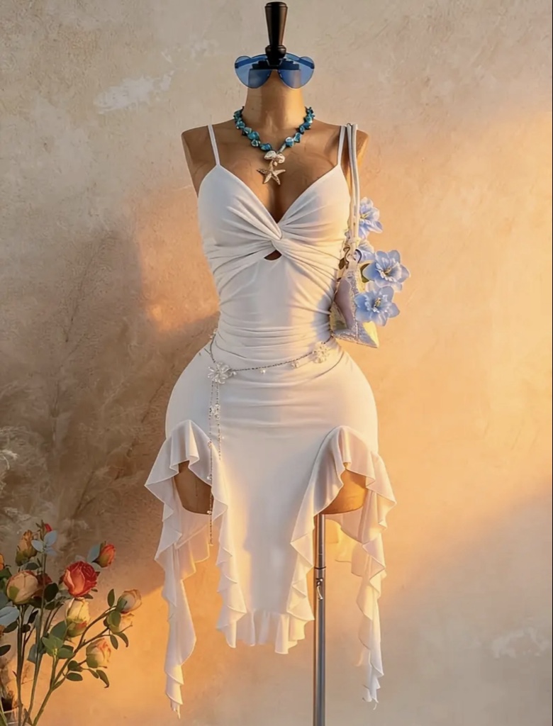 Vestido blanco largo