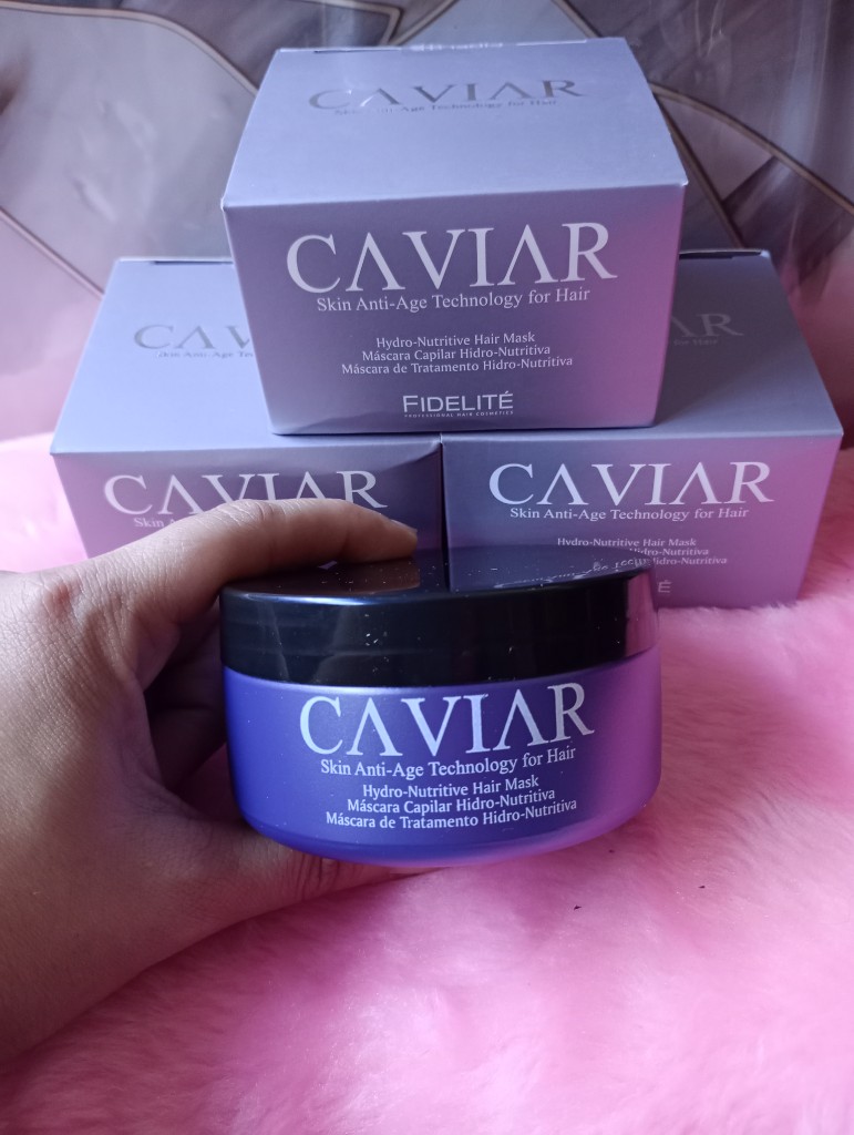Máscara hidro caviar de 250ml de fidelite