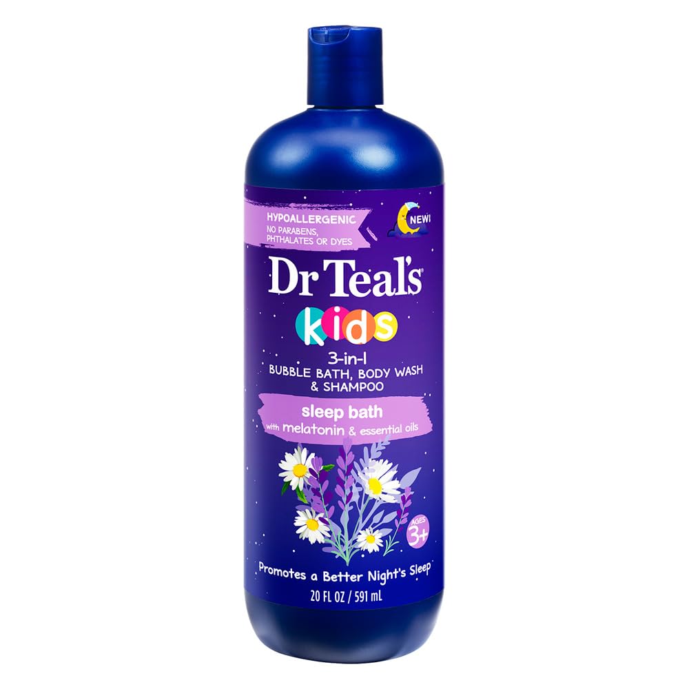 Gel de baño infantil para dormir con lavanda