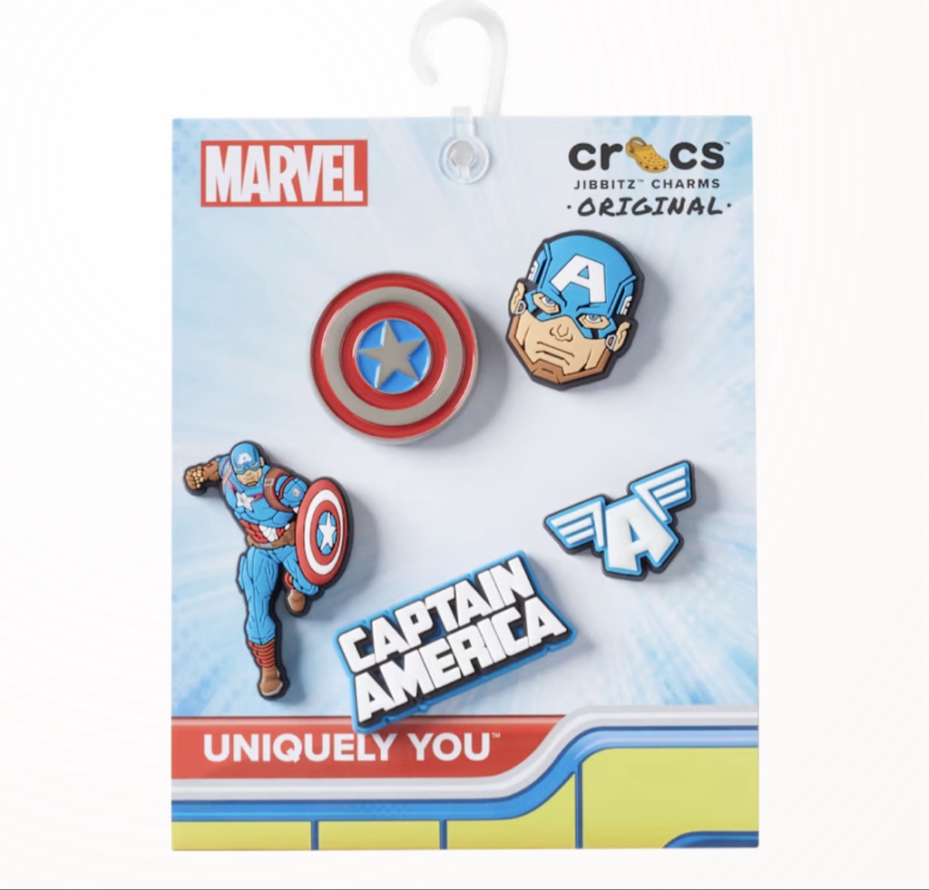 Jibbitz Crocs capitán América