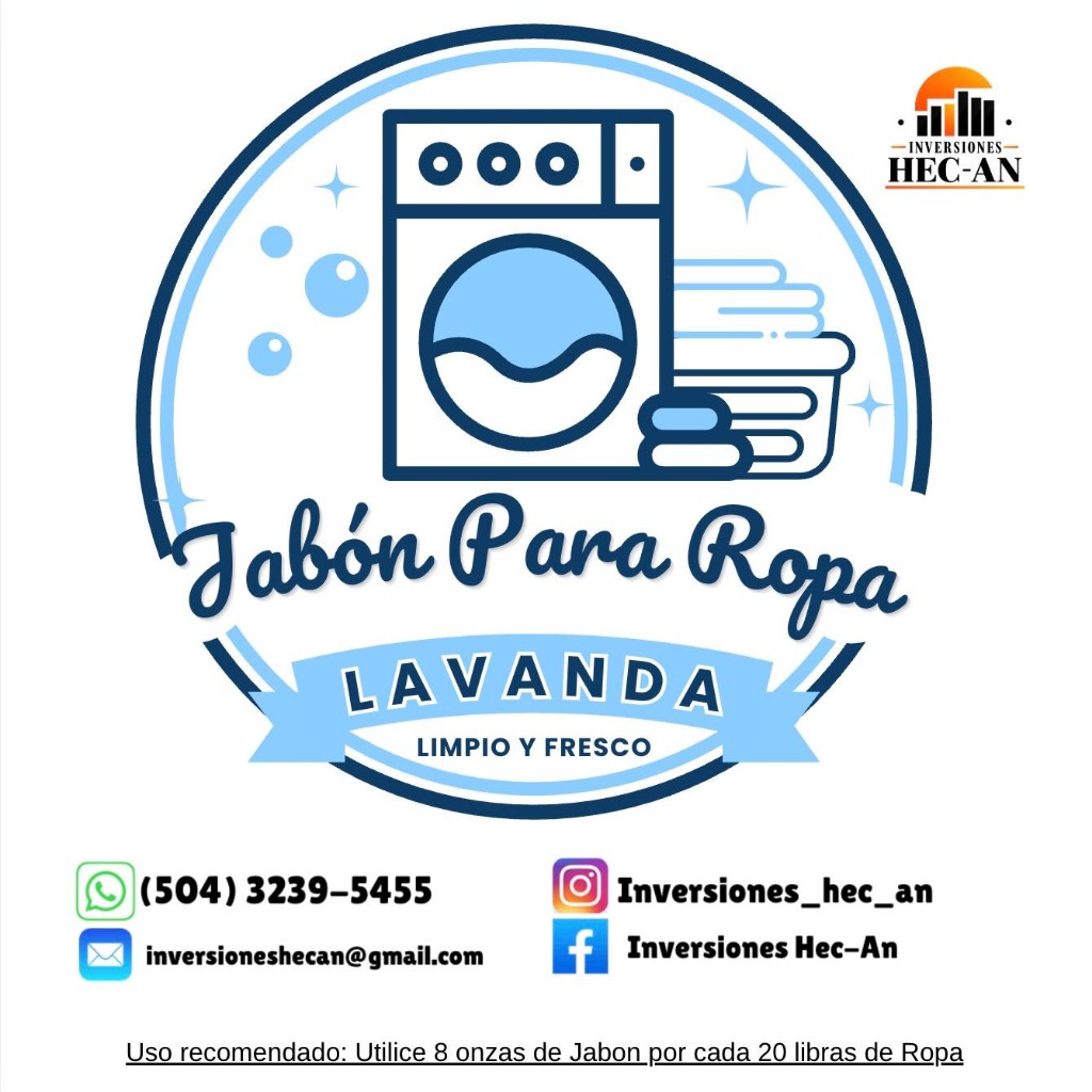 Jabón líquido para ropa
