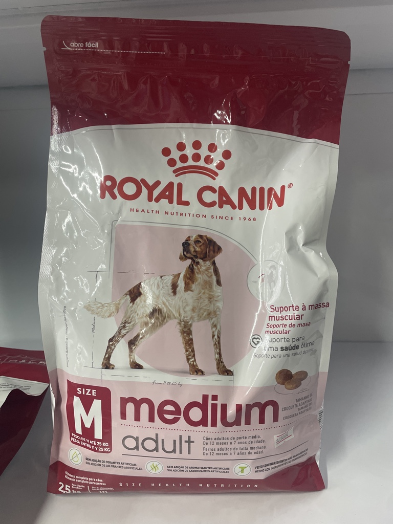 Royal Canin adulto médium 2,5 kg