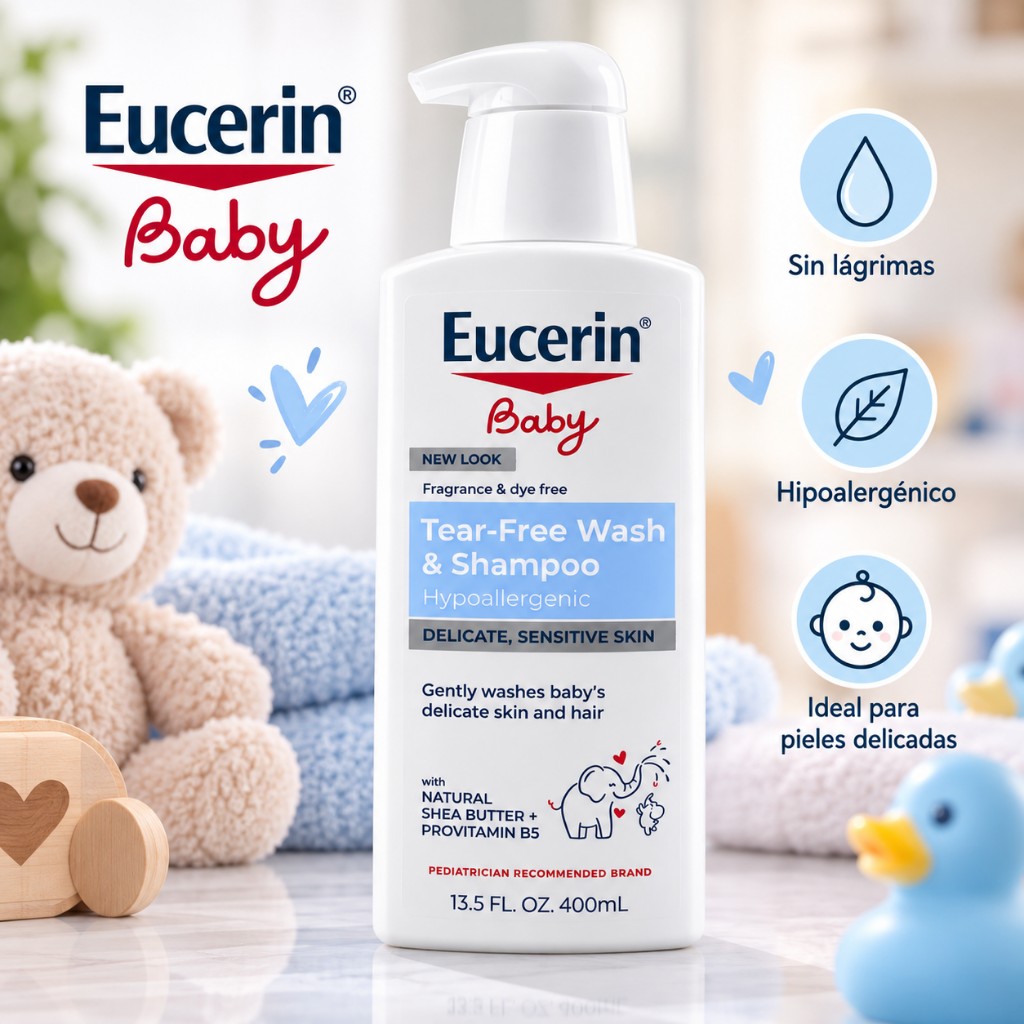 Eucerin Baby shampoo y jabon