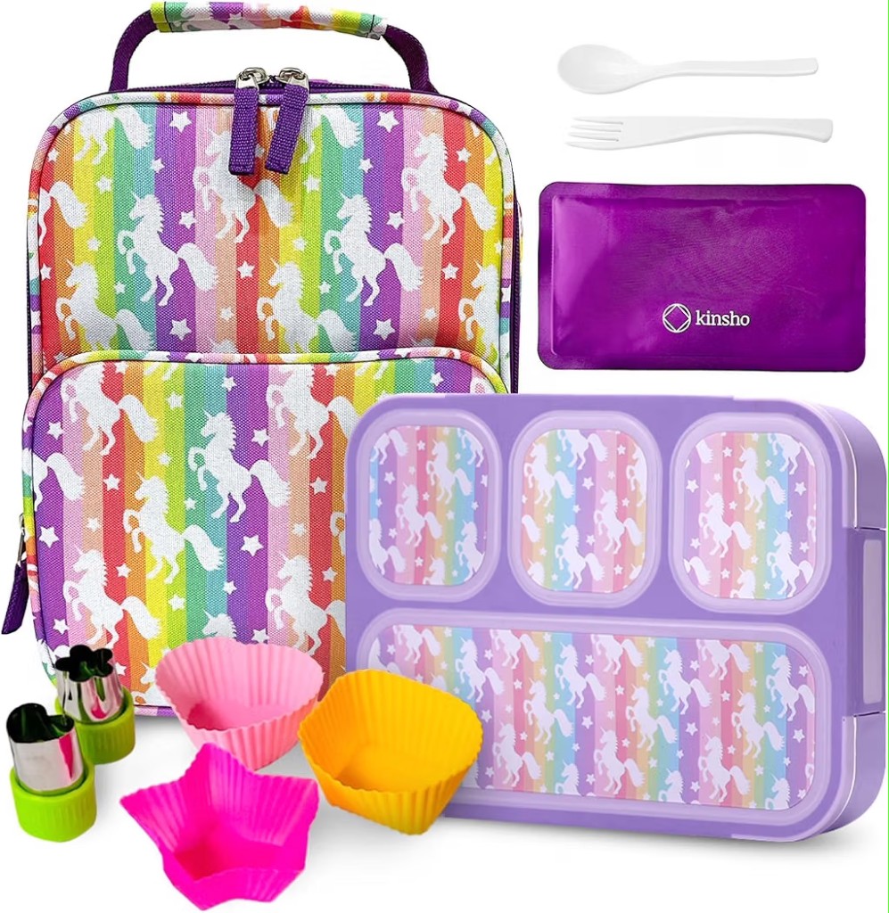 Kit Lonchera unicornio morada