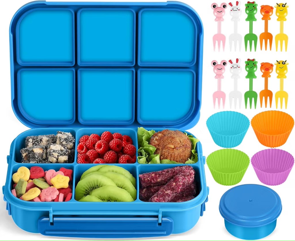 Lonchera bento Azul