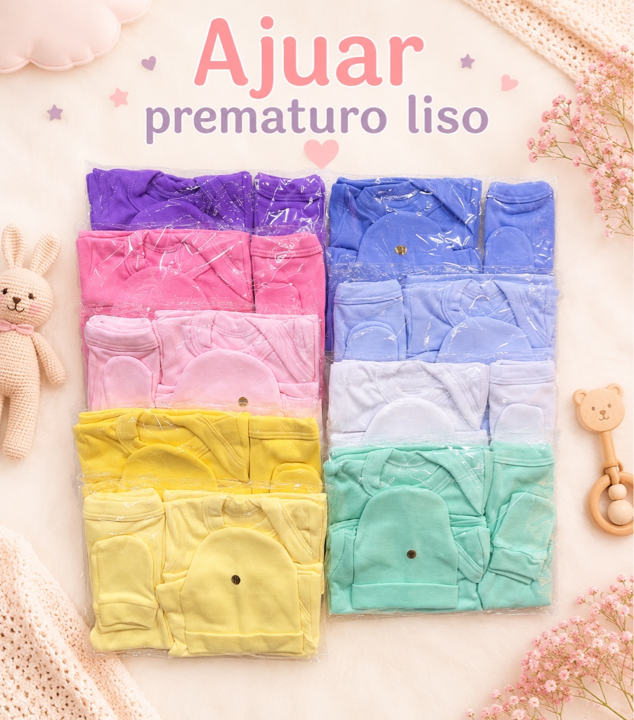 AJUAR LISO TALLA PREMATURO