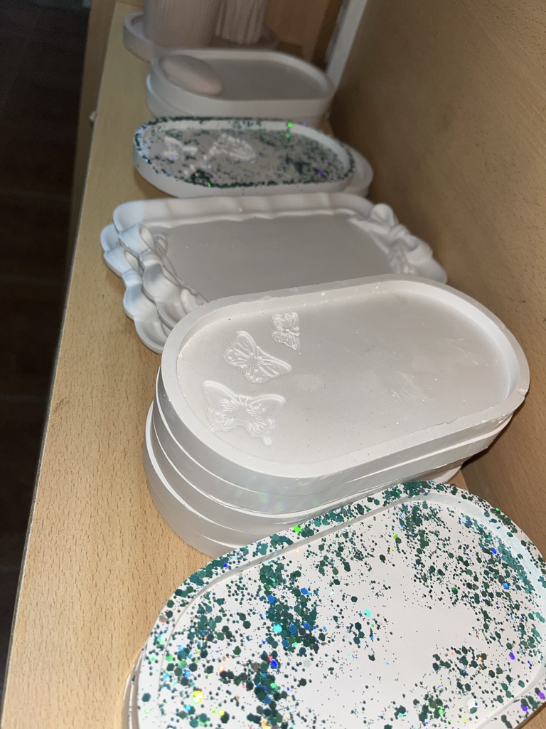 Bandeja ovalada blanca