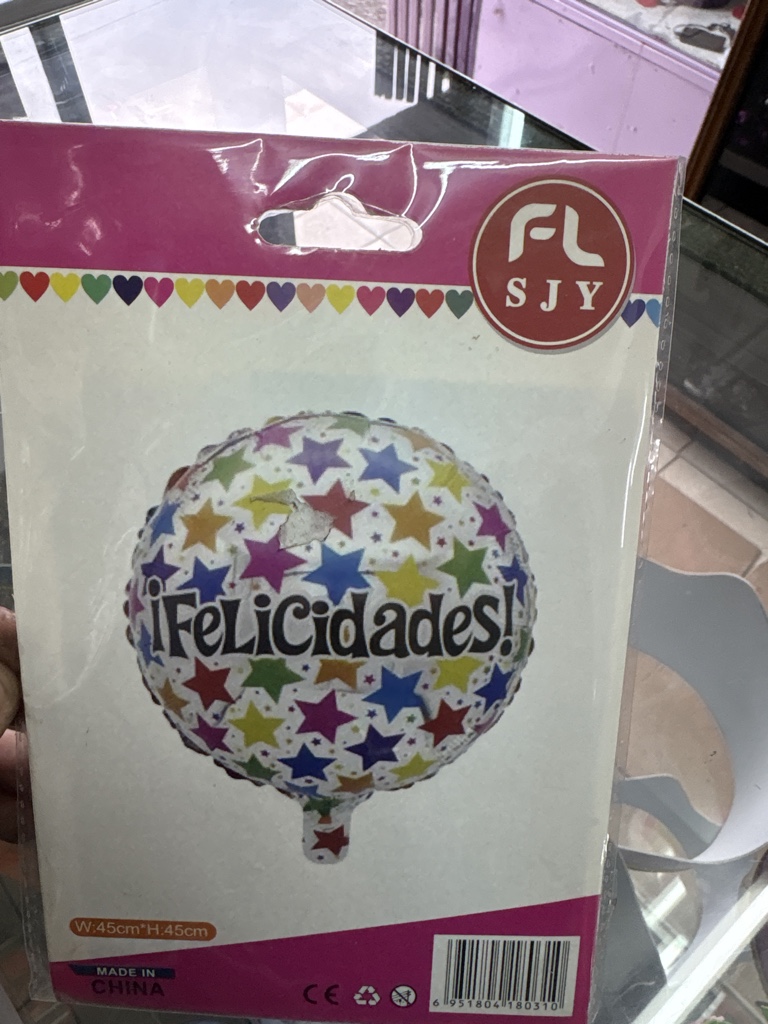 Globo Felicidades Unidad