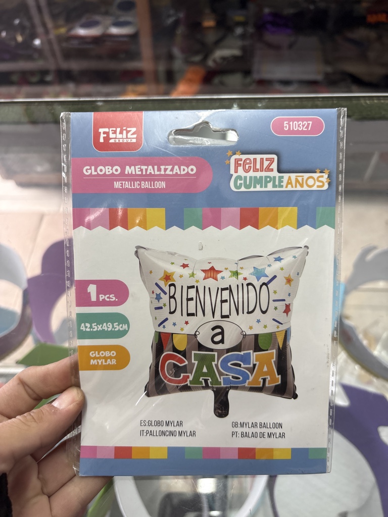 Globo Bienvenido a Casa