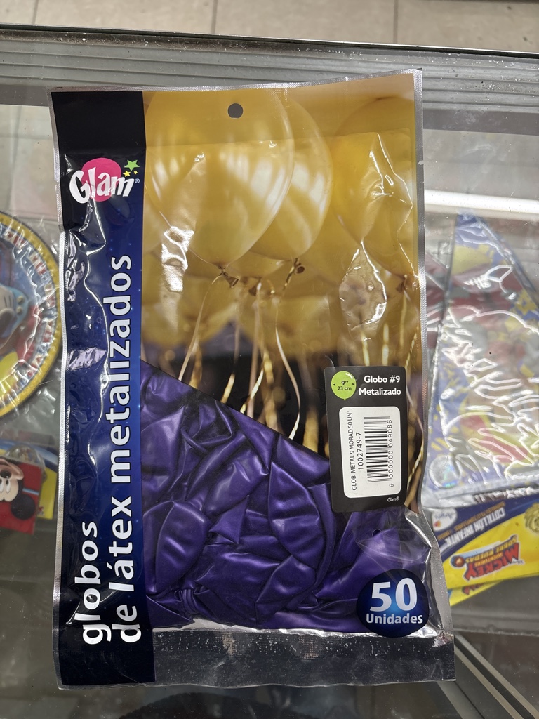 Globos 50 Unidades MORADO Perlados