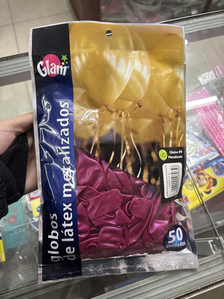 Globos 50 Unidades FUCSIA Perlados