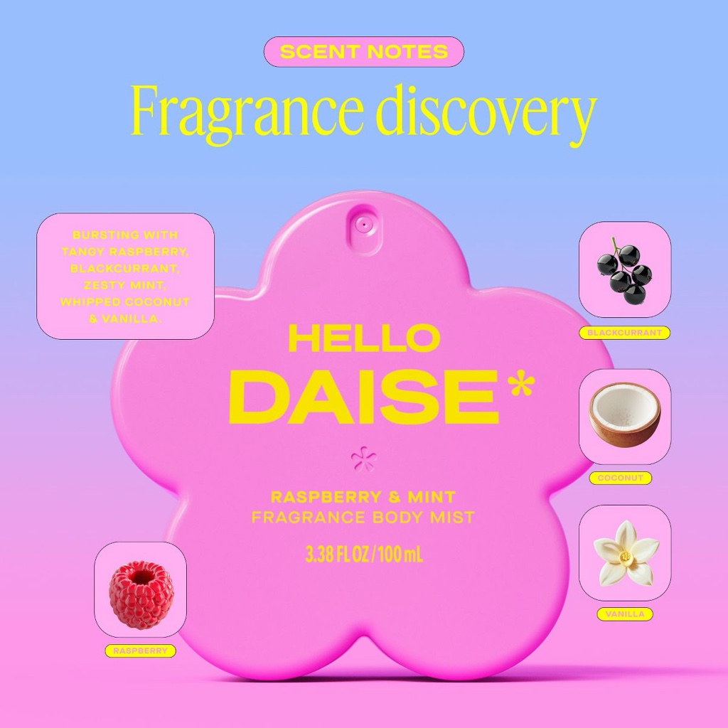 ⭐ Daise Hello Daise Fragrance Body Mist ✨