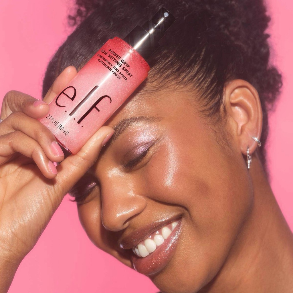 💖 e.l.f. Power Grip Rosé Setting Spray ✨